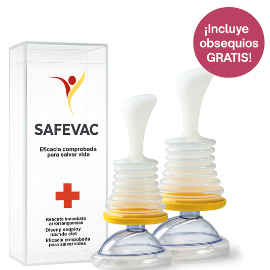 SAFEVAC™ - Dispositivo que Salva vidas en segundos.