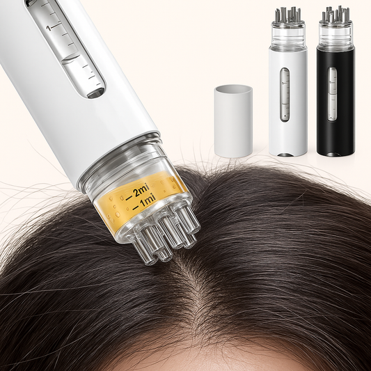 Aplicador portátil de aceites para el cuero cabelludo